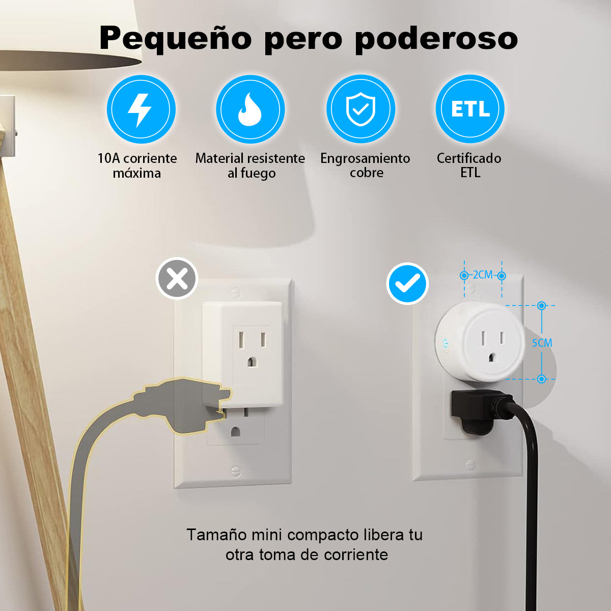 Vanance Smart Plug, WiFi Plugs 4Pack Compatible with Alexa & Google Assistant, Smart Outlet with Timer Schedule, WiFi Socket for Home, FCC Certified, 2.4G WiFi Only